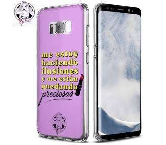 Carcasa para Samsung G955 Galaxy S8 Plus Licencia La Vecina Rubia Pinta Labios