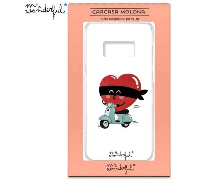 Carcasa COOL para Samsung G955 Galaxy S8 Plus Licencia Mr Wonderful Corazón