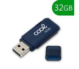 Memoria USB Pen Drive USB x32 GB 2.0 COOL Cover Azul