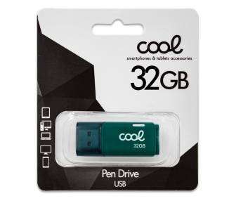 Memoria USB Pen Drive USB x32 GB 2.0 COOL Cover Verde