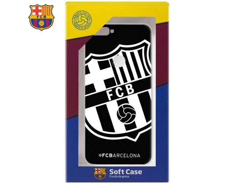 Carcasa para Huawei Y7 (2018), Honor 7C Licencia Fútbol F.C. Barcelona Negro