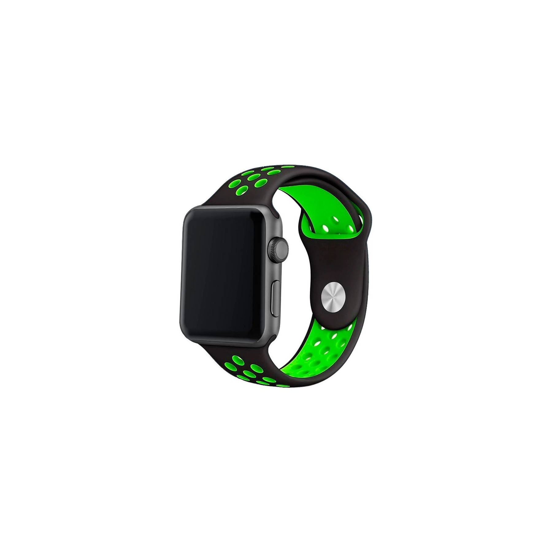 Correa COOL para Apple Watch Series 1 / 2 / 3 / 4 / 5 / 6 / 7 / SE (38 / 40 / 41 mm) Sport Negro