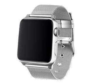 Correa COOL para Apple Watch Series 1 / 2 / 3 / 4 / 5 / 6 / 7 / SE (38 / 40 mm) Metal Plata