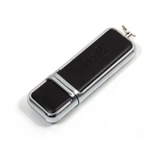 Memoria USB Pen Drive USB x32 GB 2.0 COOL Piel Leather Negro