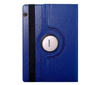 Funda COOL para Huawei Mediapad T5 Polipiel Liso Azul 10.1 pulg