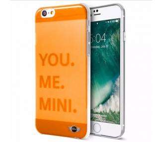 Carcasa COOL para iPhone 6 / 6s Licencia Mini Cooper Letras Naranja