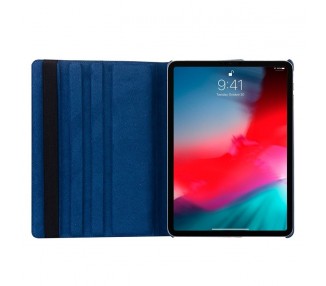 Funda COOL para iPad Pro 11 (2018) Giratoria Polipiel Azul