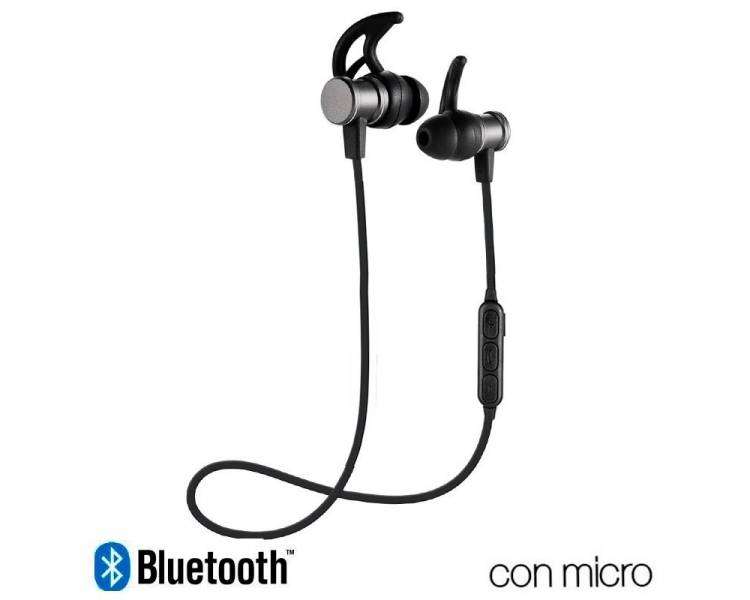 Auriculares Stereo Bluetooth Deportivos COOL Magnetic Gris