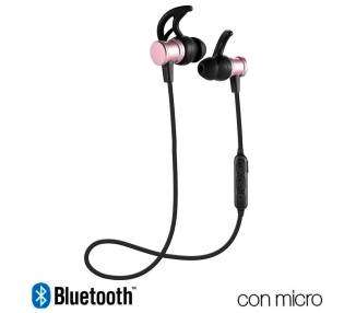 Auriculares Stereo Bluetooth Deportivos COOL Magnetic Rosa