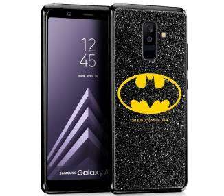 Carcasa COOL para Samsung A605 Galaxy A6 Plus Licencia DC Glitter Batman