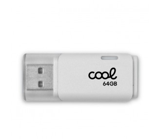Memoria USB Pen Drive USB x64 GB 2.0 COOL Cover Blanco