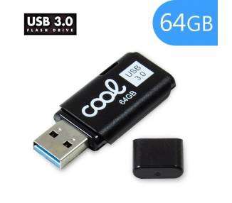 Memoria USB Pen Drive USB x64 GB 3.0 COOL Cover Negro