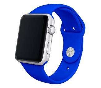 Correa COOL para Apple Watch Series 1 / 2 / 3 / 4 / 5 / 6 / 7 / SE (38 / 40 / 41 mm) Goma Azul