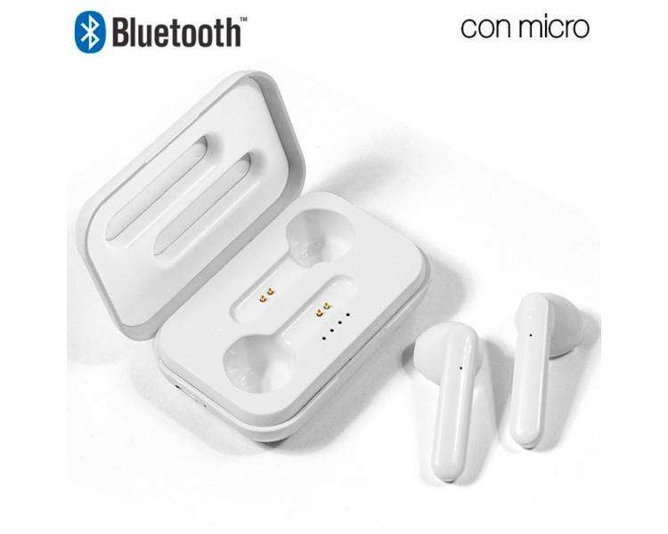 Auriculares Stereo Bluetooth Dual Pod COOL STYLE Blanco