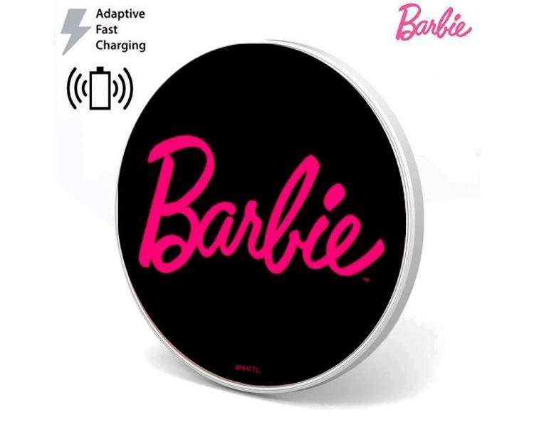 Dock Base Cargador Smartphones Qi Inalámbrico Universal Licencia Barbie (Carga Rápida)