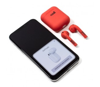 Auriculares Stereo Bluetooth Dual Pod COOL AIR V2 Rojo
