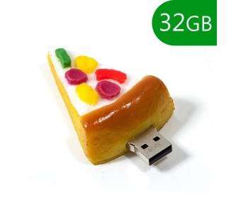 Memoria USB Pen Drive USB x32 GB Silicona Pizza