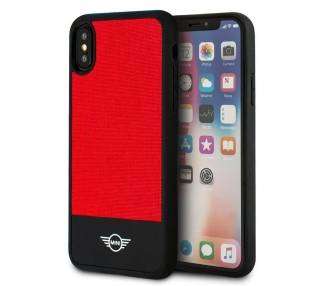 Carcasa COOL para iPhone X / iPhone XS Licencia Mini Cooper Rojo