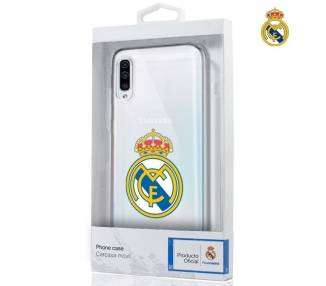 Carcasa para Samsung A705 Galaxy A70 Licencia Fútbol Real Madrid Transparente