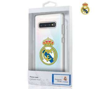 Carcasa para Samsung G973 Galaxy S10 Licencia Fútbol Real Madrid Transparente