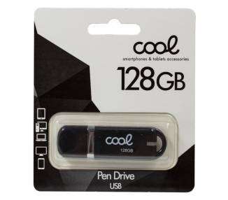 Memoria USB Pen Drive x USB 128 GB 2.0 COOL Cover Negro