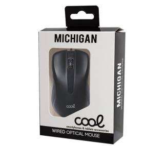 Ratón USB COOL Michigan Negro
