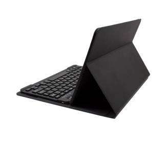 Funda COOL Ebook / Tablet 9 - 10.2 pulg Liso Negro Polipiel Teclado Bluetooth (Español)