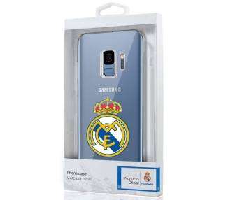 Carcasa para Samsung G960 Galaxy S9 Licencia Fútbol Real Madrid Transparente