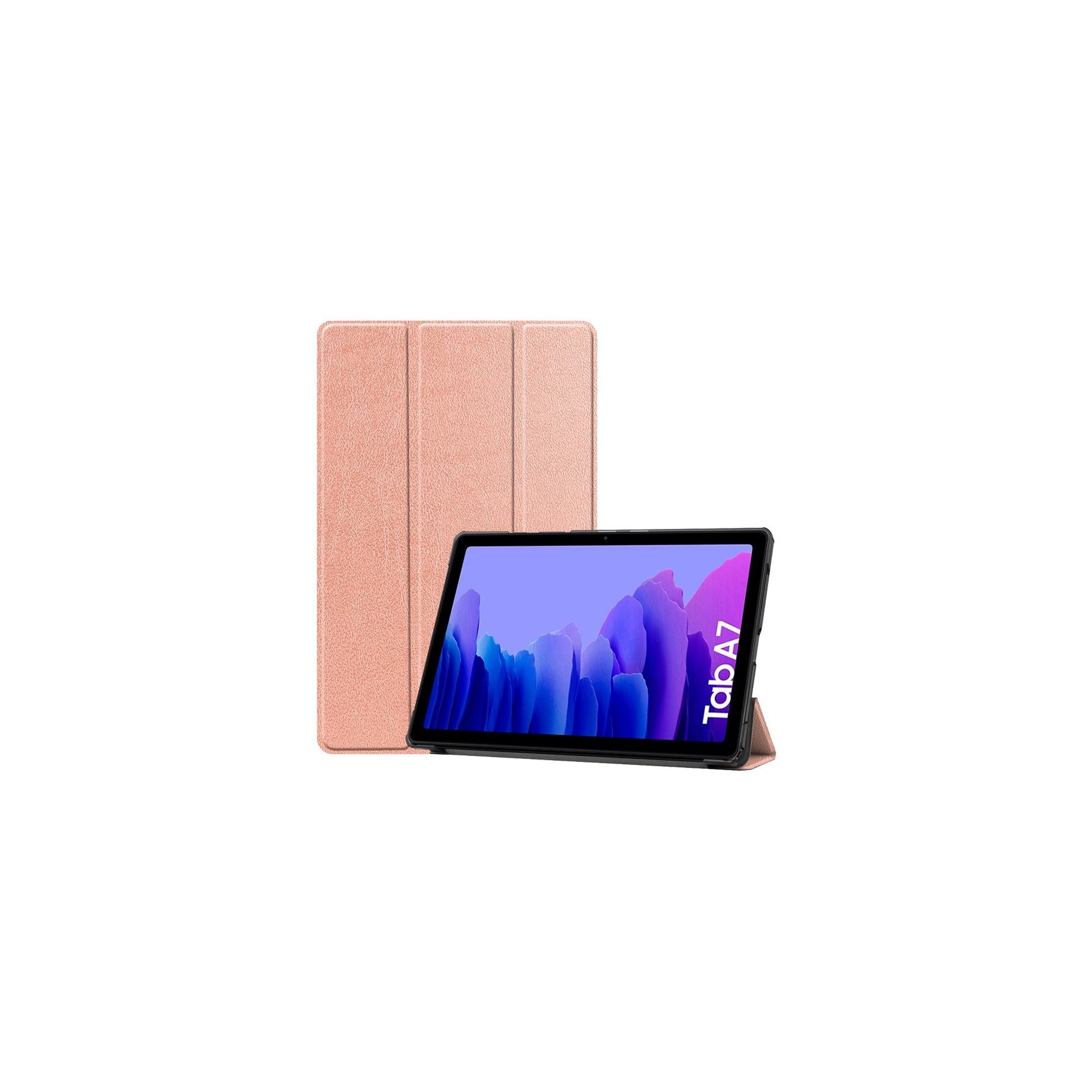 Funda COOL para Samsung Galaxy Tab A7 T500 / T505 Polipiel Liso Rose Gold 10.4 pulg