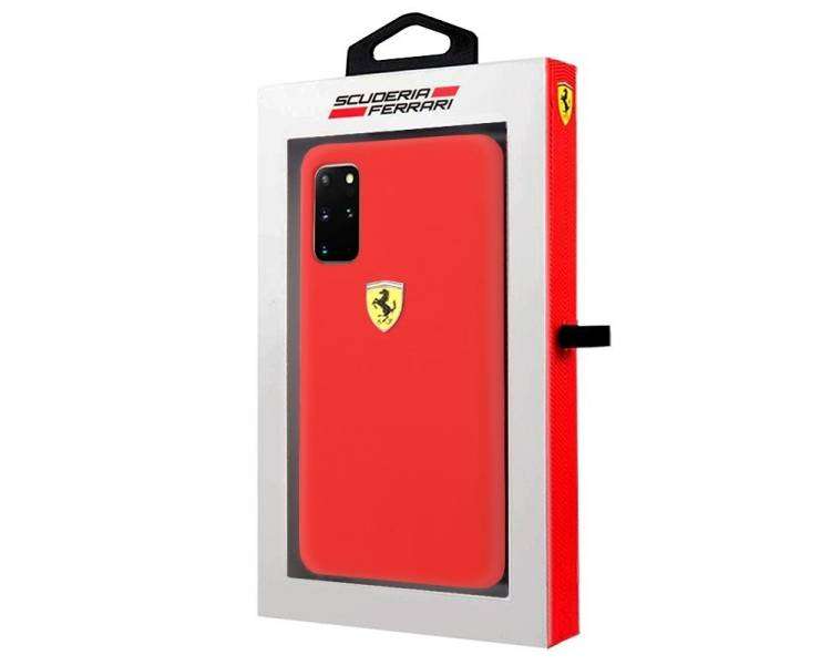 Carcasa COOL para Samsung G985 Galaxy S20 Plus Licencia Ferrari Soft Rojo