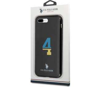 Carcasa para iPhone 6 Plus, 7 Plus, 8 Plus Licencia Polo Ralph Lauren Negro