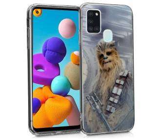 Carcasa COOL para Samsung A217 Galaxy A21s Licencia Star Wars Chewbacca