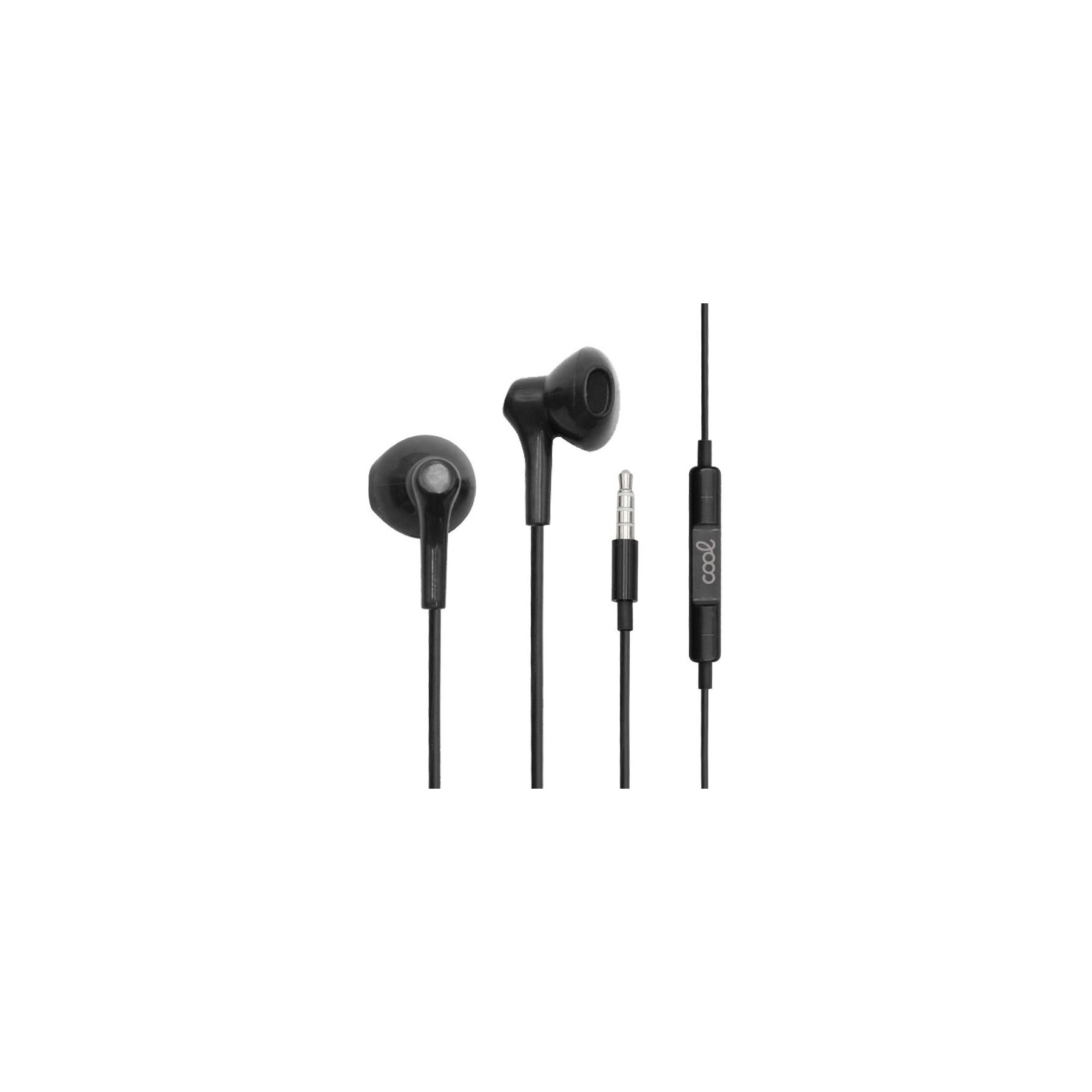 Auriculares 3,5 mm COOL Bora Stereo Con Micro Negro