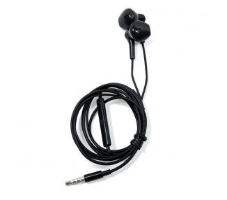 Auriculares 3,5 mm COOL Bora Stereo Con Micro Negro