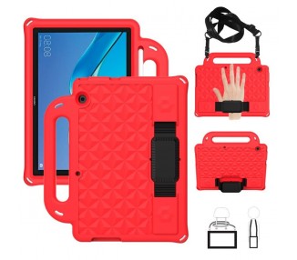 Funda COOL para Huawei Mediapad T5 10.1 Pulg Ultrashock Rojo