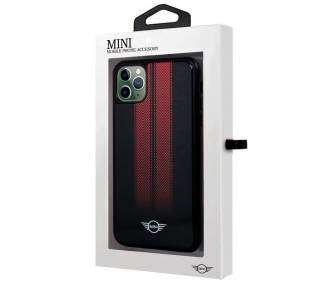 Carcasa COOL para iPhone 11 Pro Max Licencia Mini Cooper Negro-Rojo