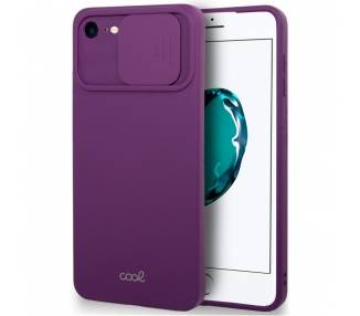 Carcasa COOL para iPhone 7 / 8 / SE (2020) Camera Violeta