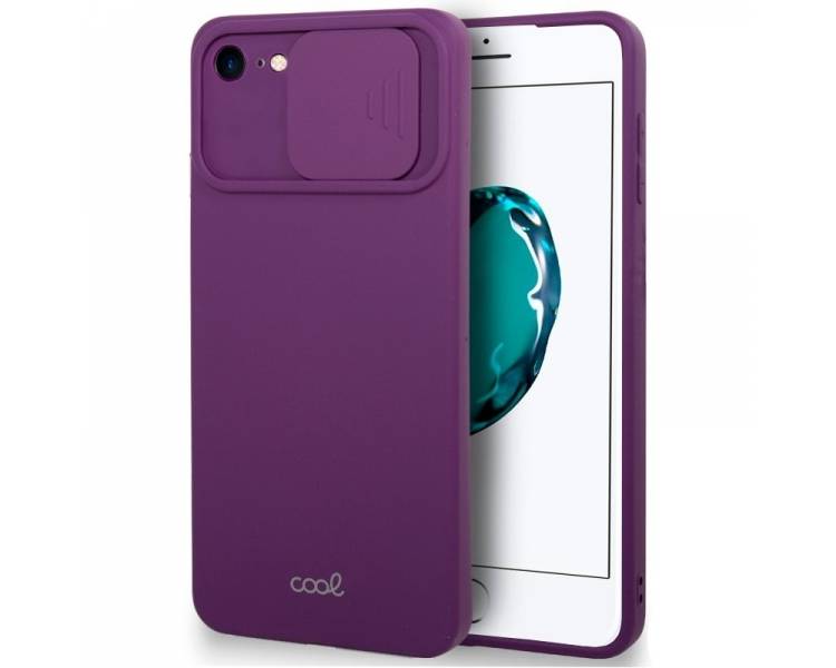 Carcasa COOL para iPhone 7 / 8 / SE (2020) Camera Violeta