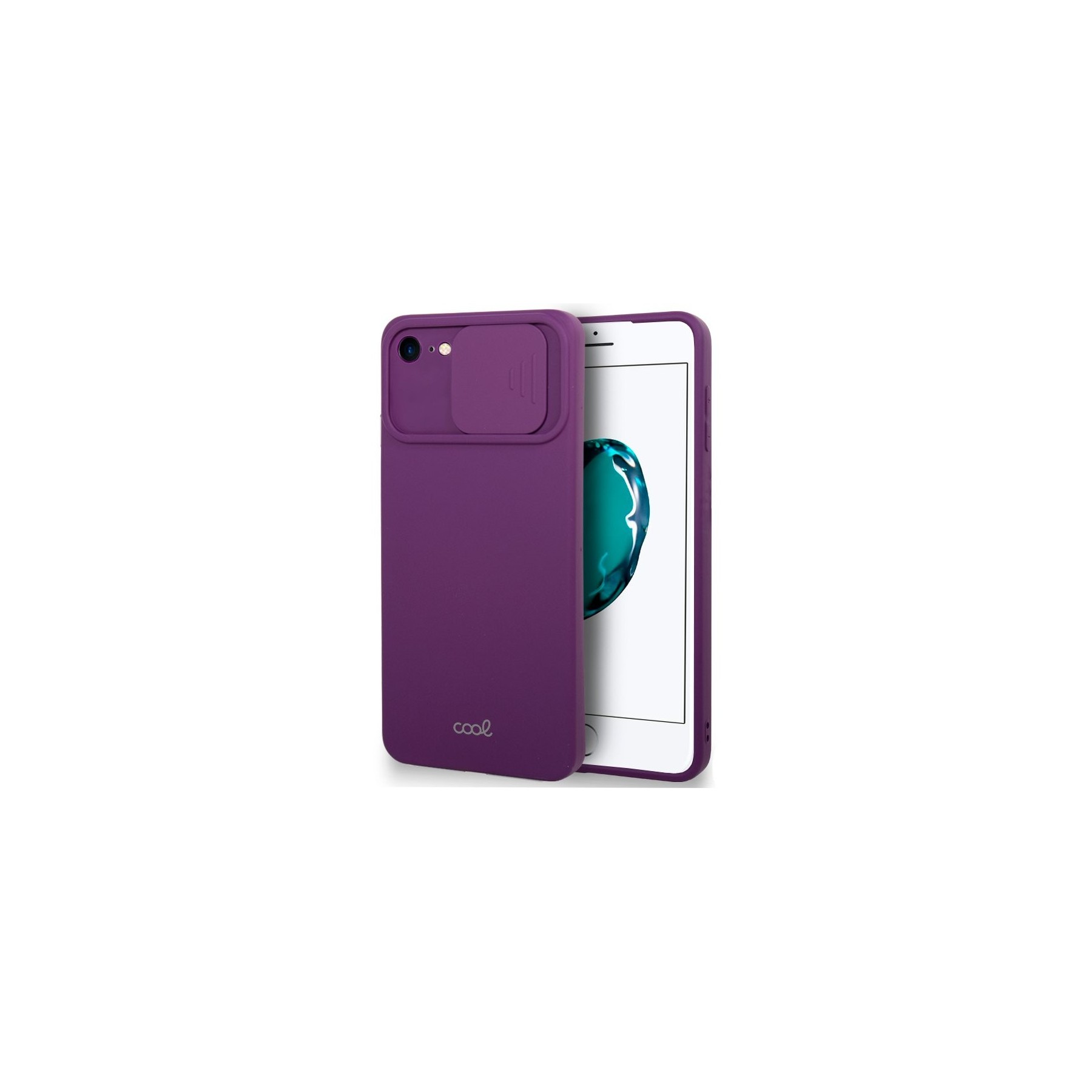 Carcasa COOL para iPhone 7 / 8 / SE (2020) Camera Violeta