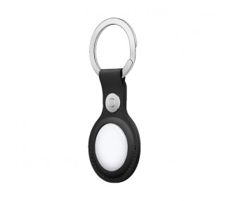 Llavero Protector COOL Compatible con AirTag Polipiel Negro