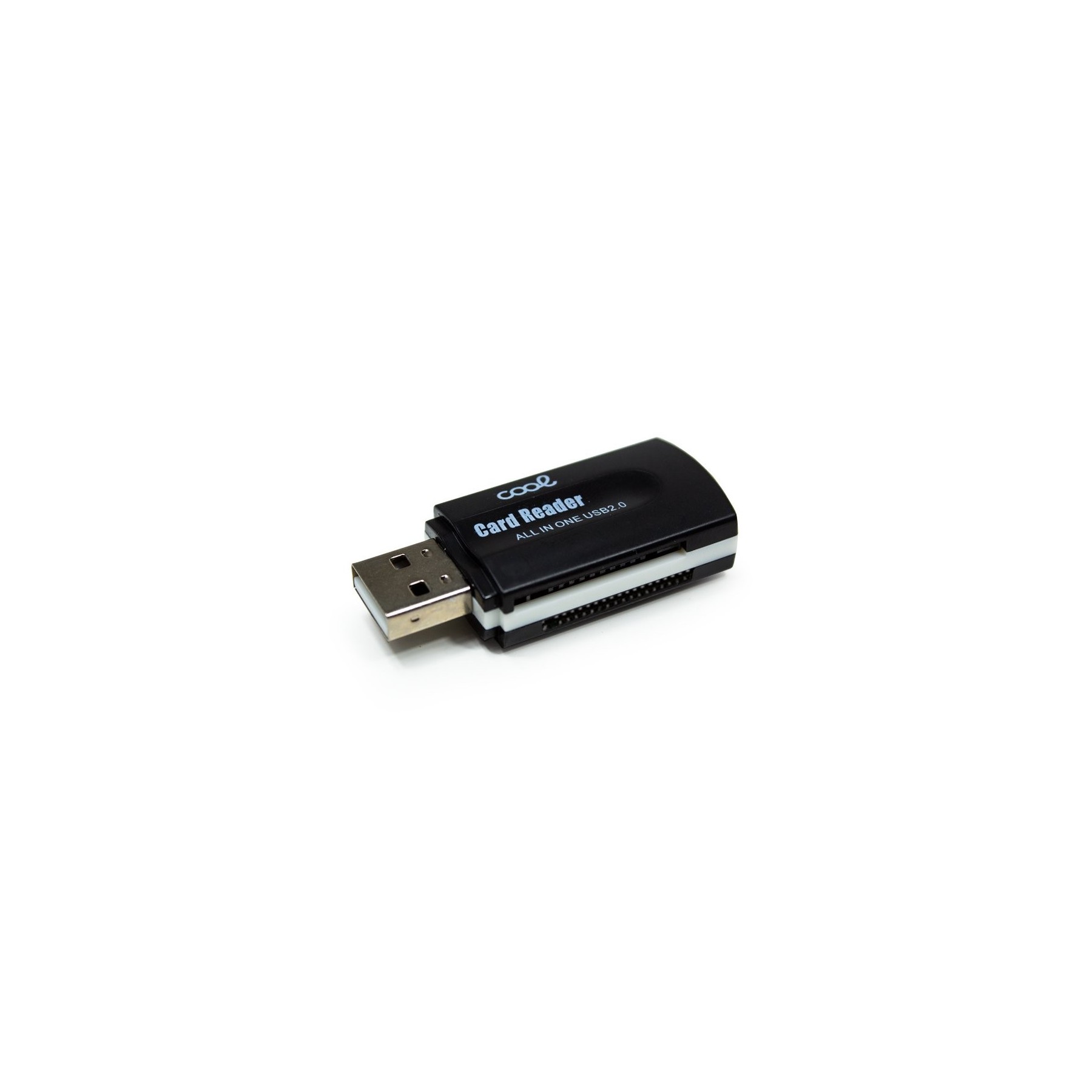 Memoria USB Lector USB Tarjetas Memoria Universal COOL (All in One) Negro