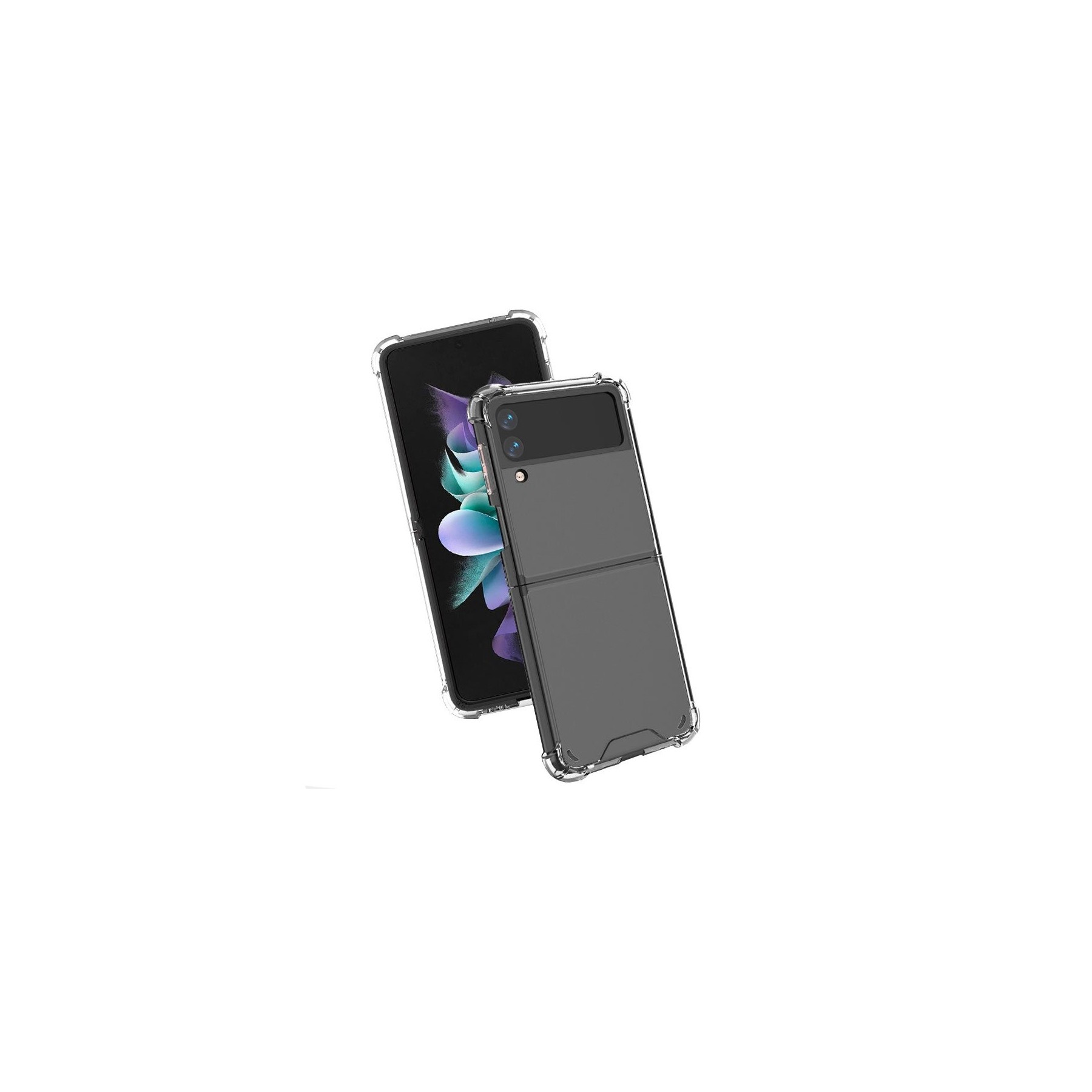 Carcasa COOL para Samsung F711 Galaxy Z Flip 3 AntiShock Transparente
