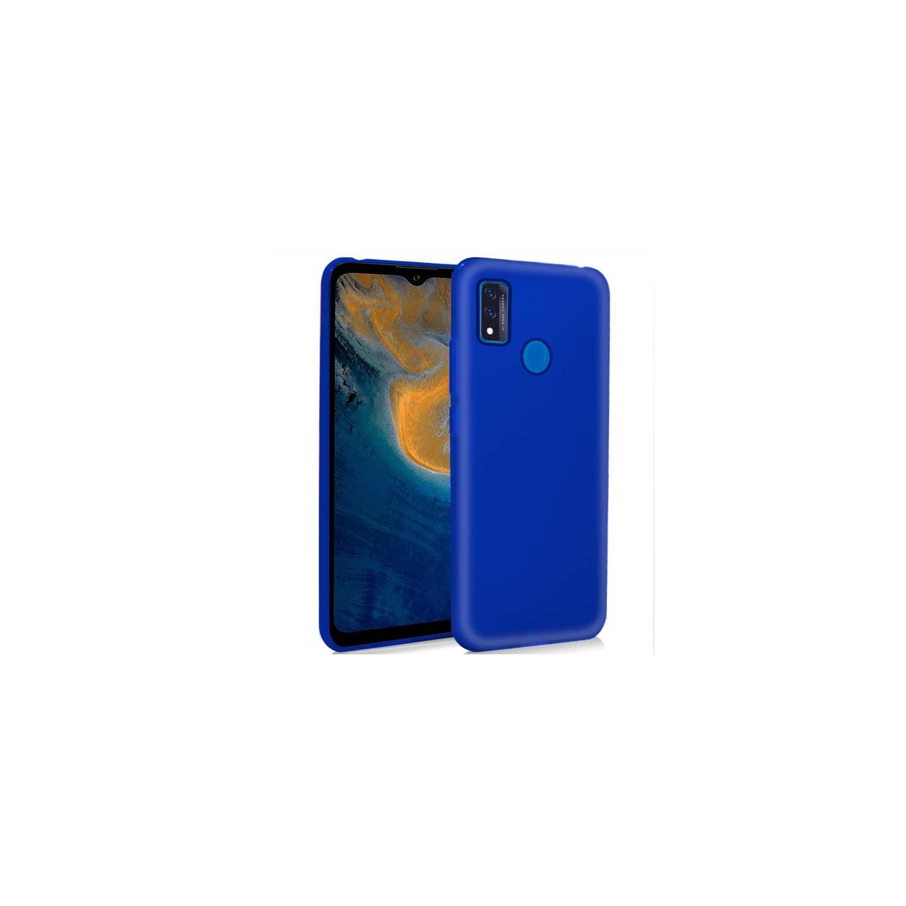 Funda COOL Silicona para ZTE Blade A51 (Azul)