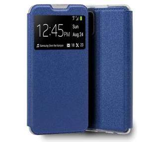 Funda COOL Flip Cover para Samsung A037 Galaxy A03s Liso Azul