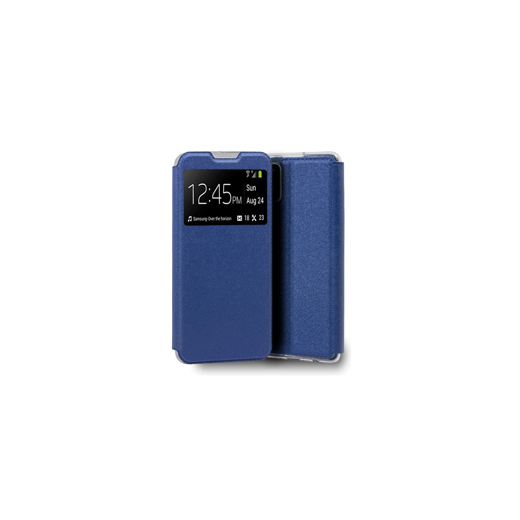 Funda COOL Flip Cover para Samsung A037 Galaxy A03s Liso Azul