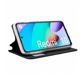 Funda COOL Flip Cover para Xiaomi Redmi 10 Liso Negro