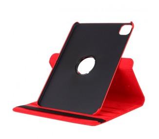 Funda COOL para iPad Pro 12.9 pulg (2020 / 2021) Giratoria Polipiel Rojo