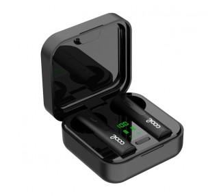 Auriculares Stereo Bluetooth Dual Pod Earbuds Inalámbricos TWS COOL Solar Negro