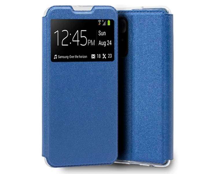 Funda COOL Flip Cover para Xiaomi Poco M4 Pro 5G / Redmi Note 11S 5G Liso Azul
