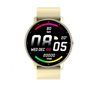 Smartwatch COOL Shadow Elite Silicona Crema (Salud, Deporte, Sueño, IP67, Juegos)